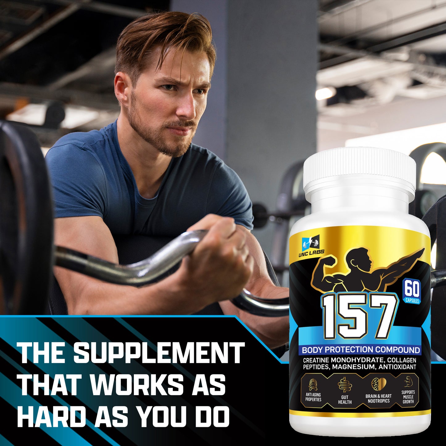 UNC LABS 157 - Body Protection Compound | 60 Capsules