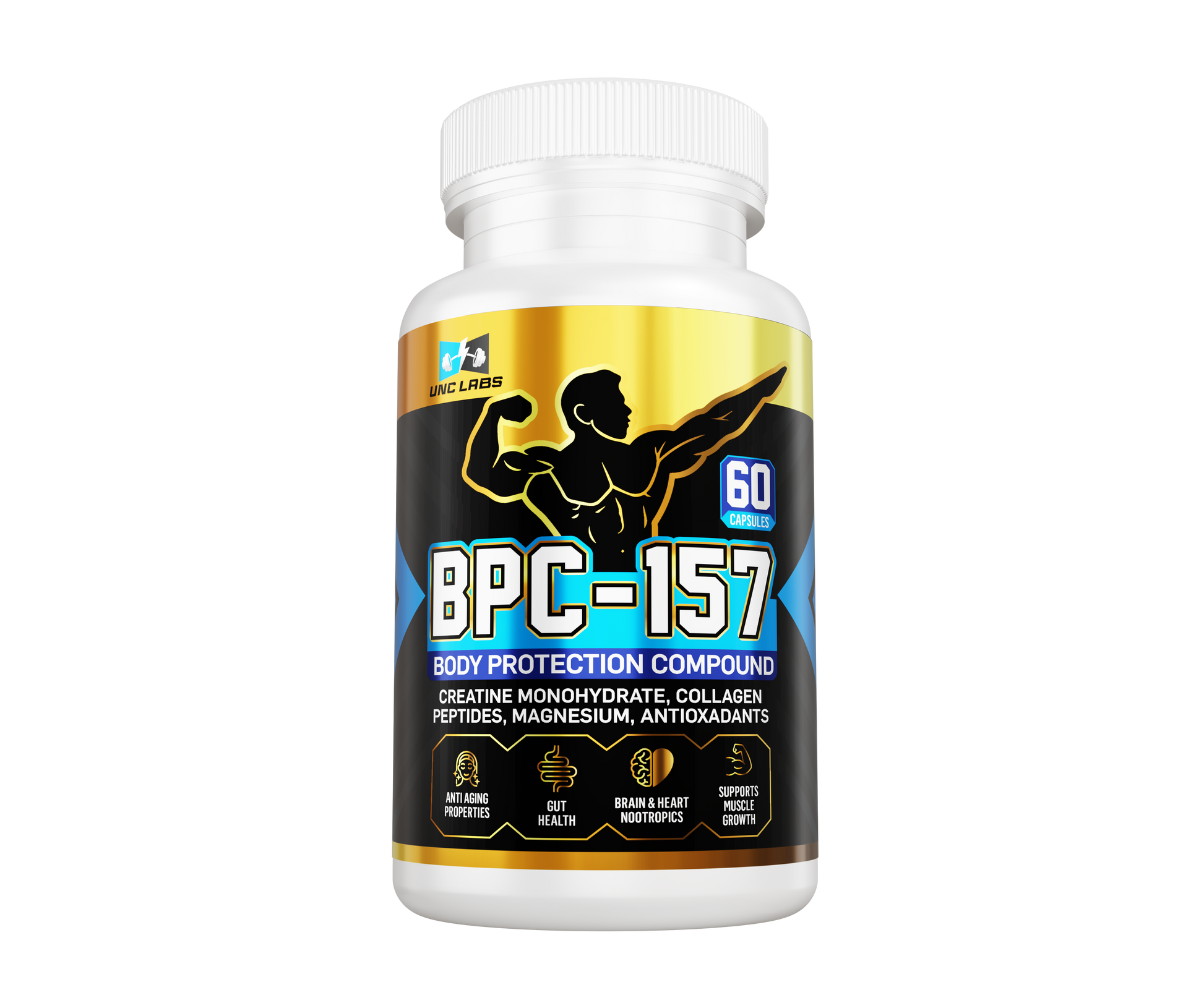 UNC LABS BPC 157 Oral Capsules-Body Protection Compound | Creatine, Magnesium & Antioxidants UNC LABS BPC 157 Oral Capsules-Body Protection Compound | Creatine, Magnesium & Antioxidants